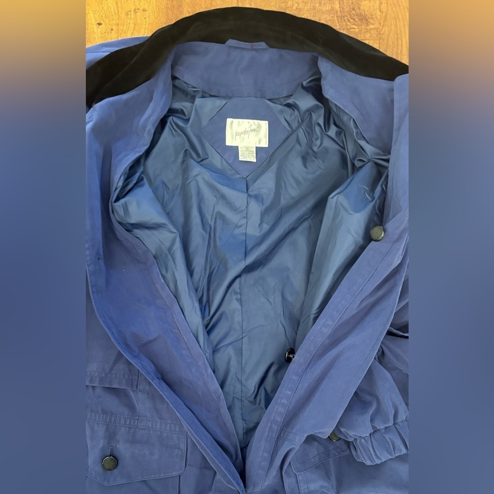 Jacqueline ferrar vintage all weather coat jacket for women Sz 2X/2 extra grande - Picture 7 of 10